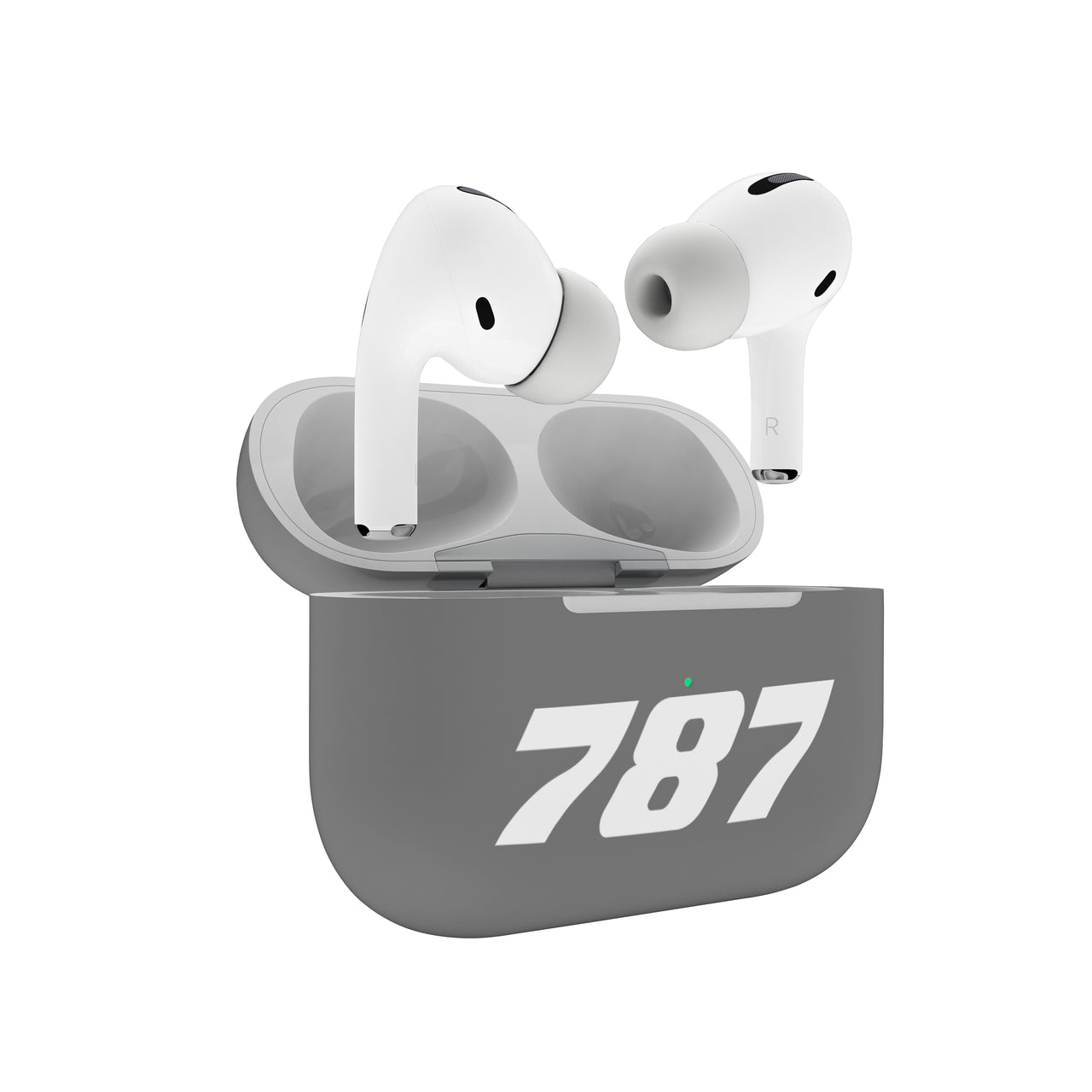 787 Flat Text Designed AirPods  Cases
