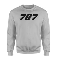 Thumbnail for 787 Flat Text Designed Sweatshirts
