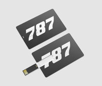 Thumbnail for 787 Flat Text Designed USB Cards