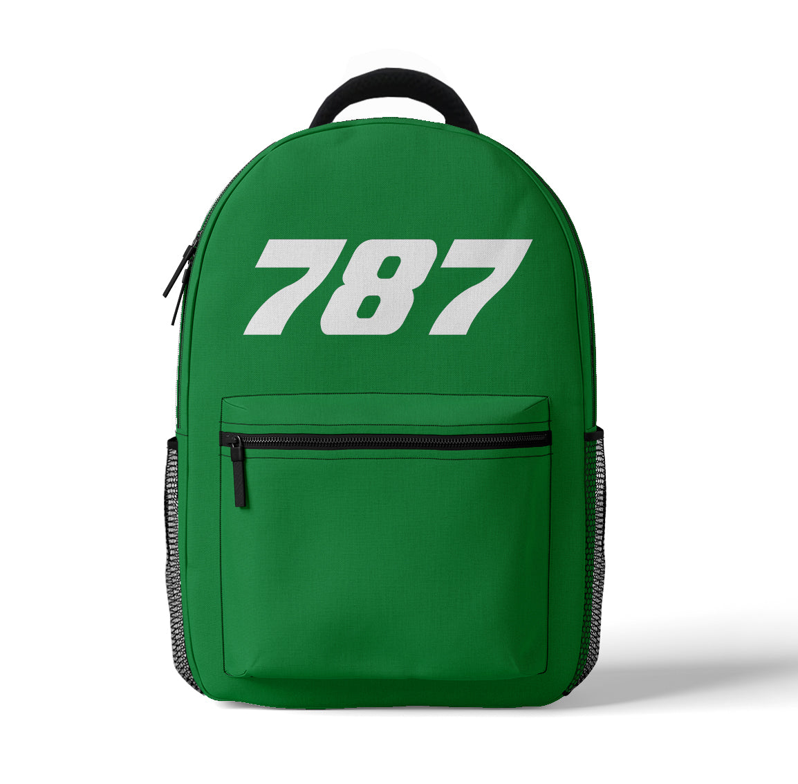 787 Flat Text Designed 3D Backpacks