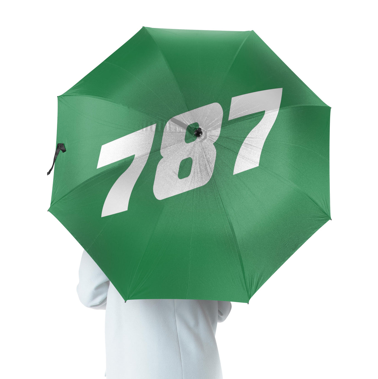 787 Flat Text Designed Umbrella