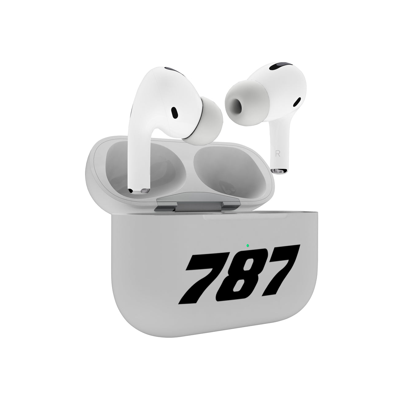 787 Flat Text Designed AirPods  Cases