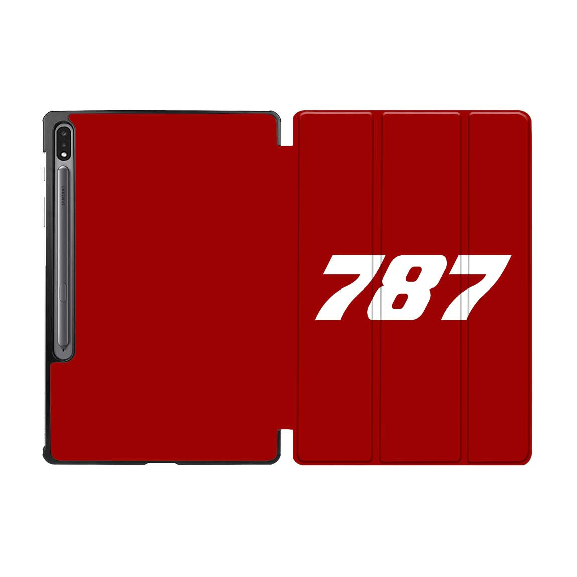 787 Flat Text Designed Samsung Tablet Cases