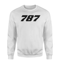 Thumbnail for 787 Flat Text Designed Sweatshirts