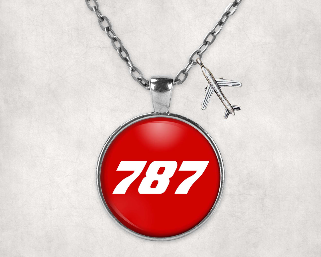 787 Flat Text Designed Necklaces