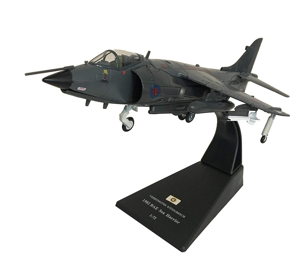 1/72 Scale 1982 BAE Sea Harrier FRS. Mk1 V/STOL Strike Fighter Airplane Model