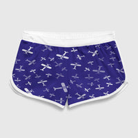 Thumbnail for Seamless Propellers Designed Women Beach Style Shorts