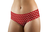 Thumbnail for Perfectly Sized Seamless Airplanes Red Designed Women Panties & Shorts