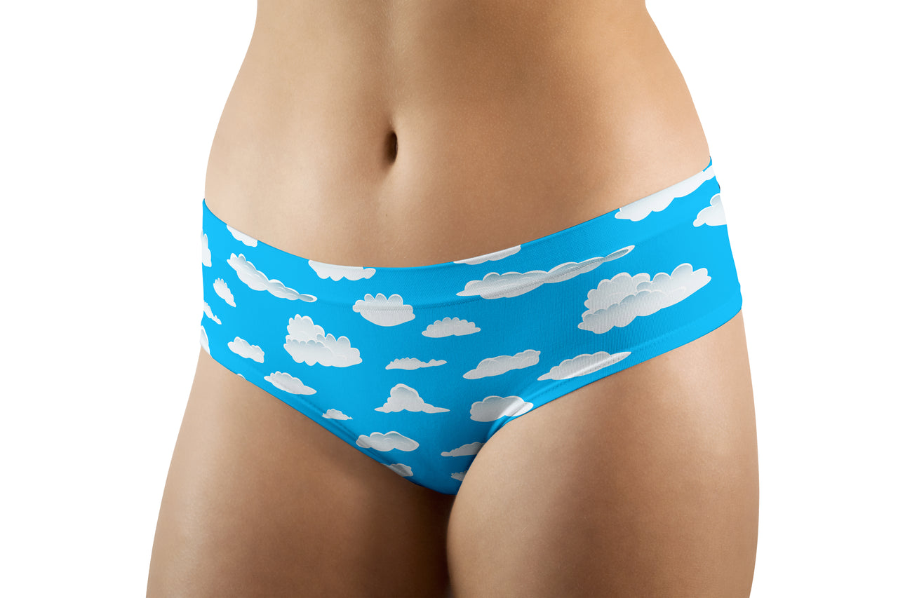 Amazing Clouds Designed Women Panties & Shorts