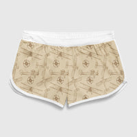 Thumbnail for Very Cool Vintage Planes Designed Women Beach Style Shorts