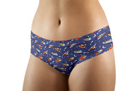 Thumbnail for Spaceship & Stars Designed Women Panties & Shorts