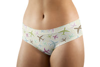 Thumbnail for Seamless 3D Airplanes Designed Women Panties & Shorts