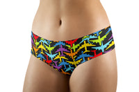 Thumbnail for Super Colourful Airplanes Designed Women Panties & Shorts