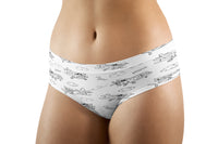 Thumbnail for Cartoon Planes Designed Women Panties & Shorts