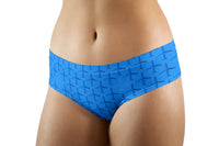 Thumbnail for Blue Seamless Airplanes Designed Women Panties & Shorts