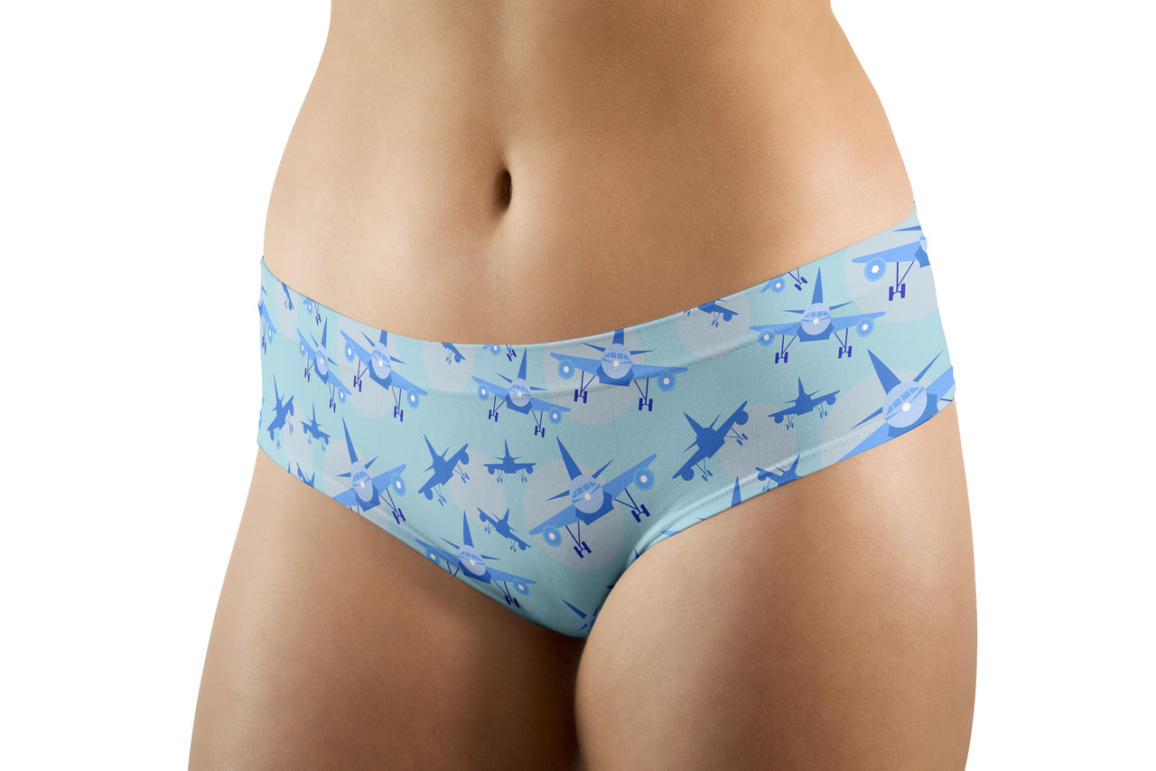 Super Funny Airplanes Designed Women Panties & Shorts