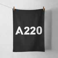 Thumbnail for A220 Flat Text Designed Towels