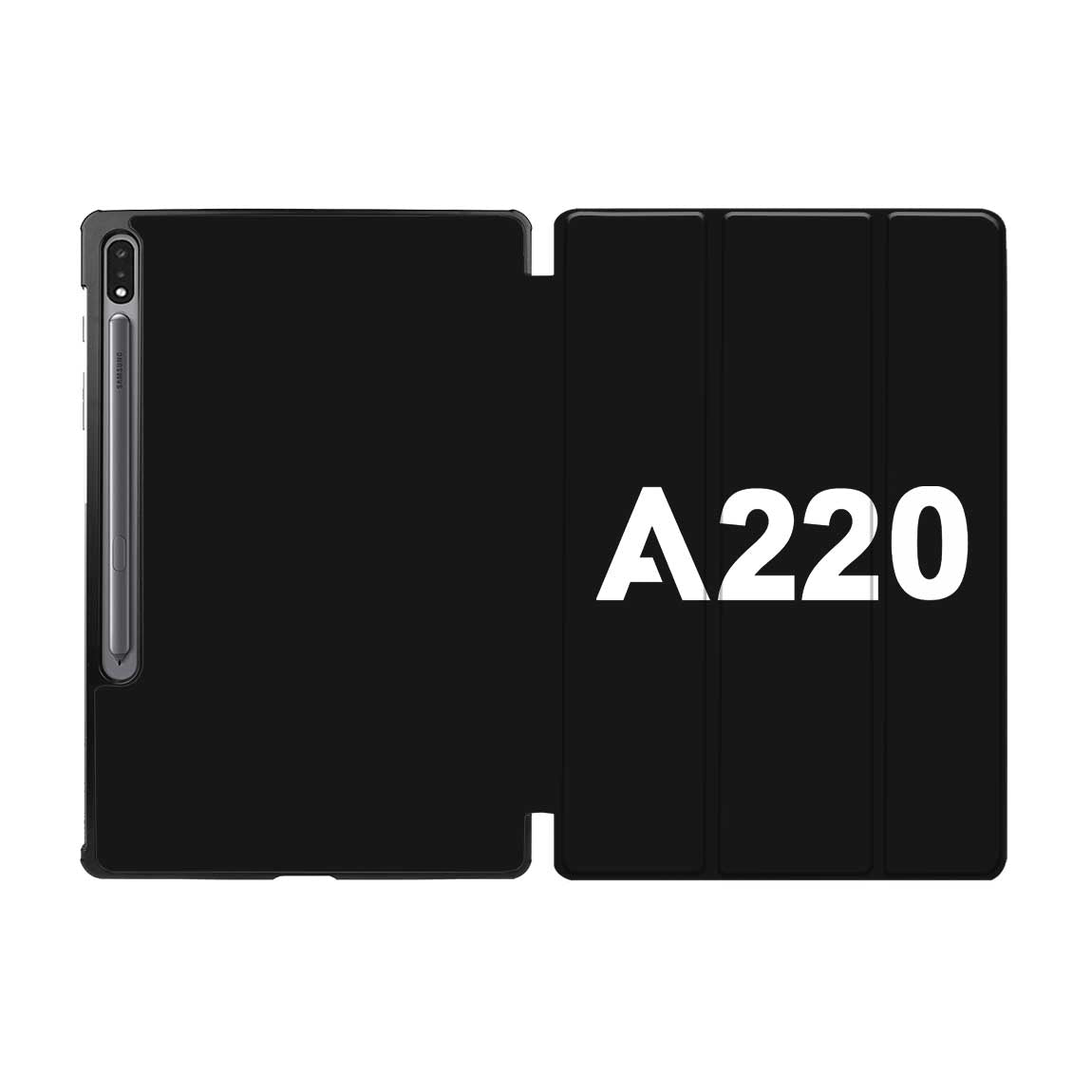 A220 Flat Text Designed Samsung Tablet Cases