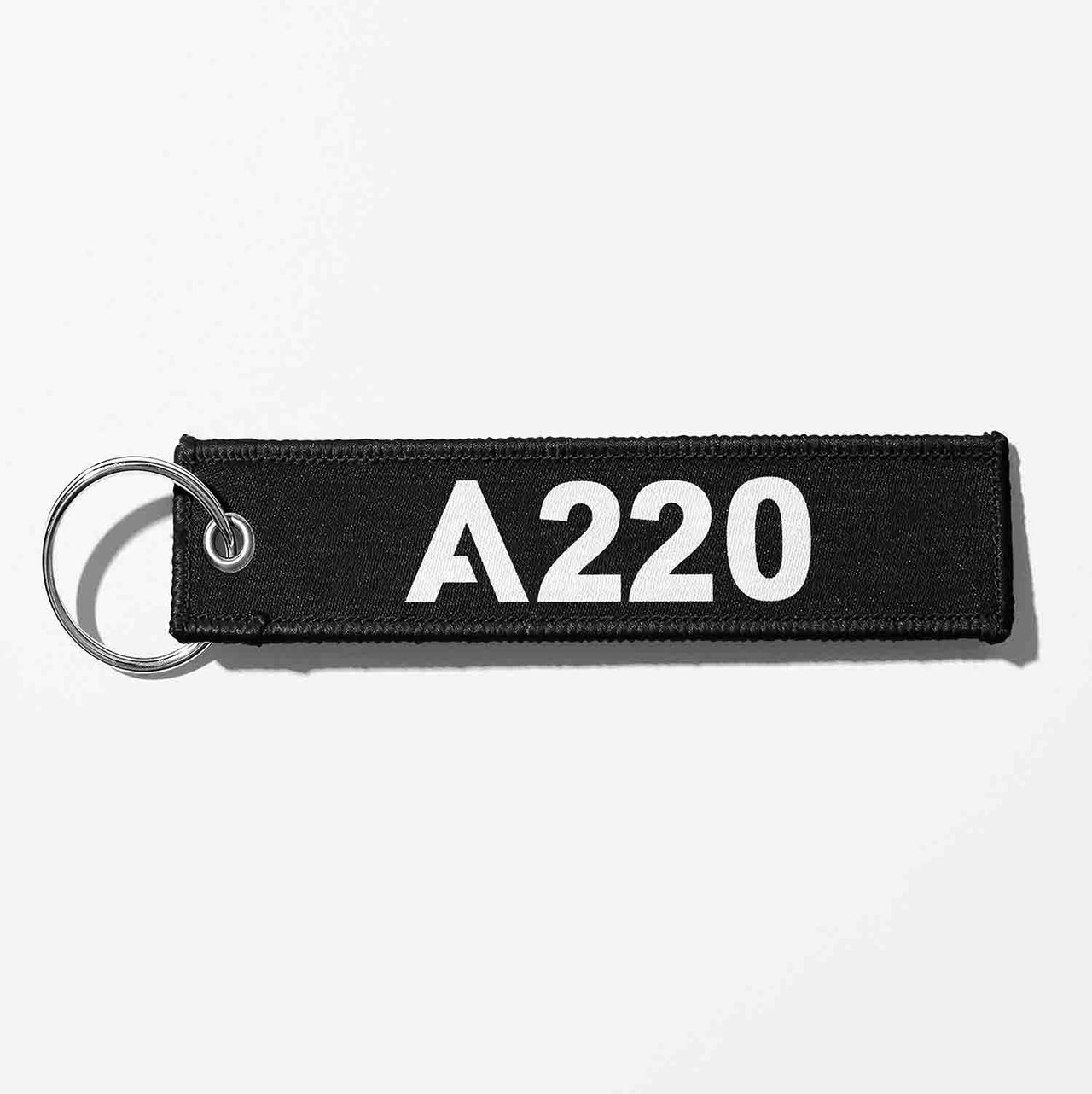 A220 Flat Text Designed Key Chains