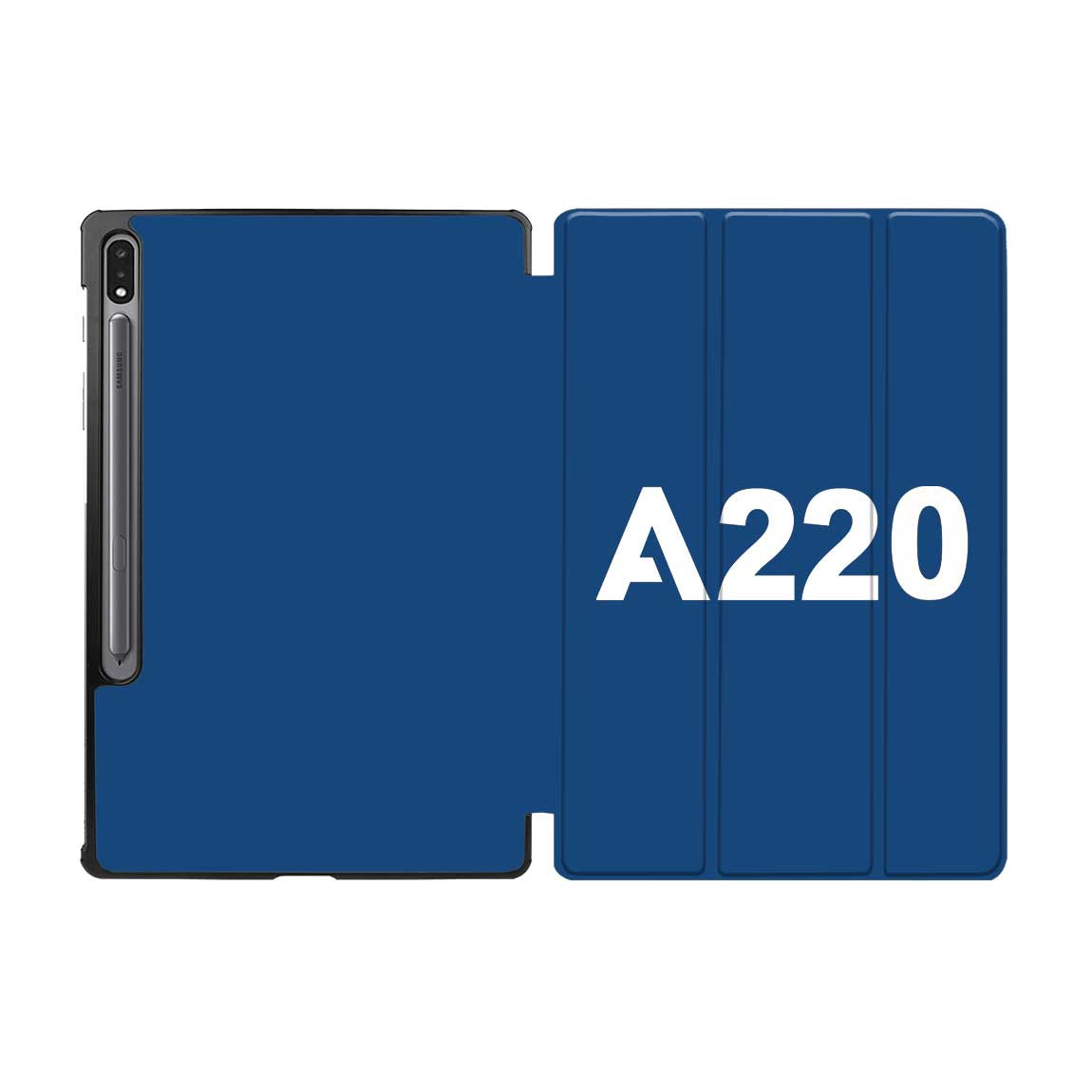 A220 Flat Text Designed Samsung Tablet Cases