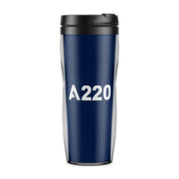 Thumbnail for A220 Flat Text Designed Travel Mugs