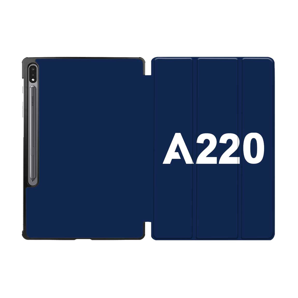 A220 Flat Text Designed Samsung Tablet Cases