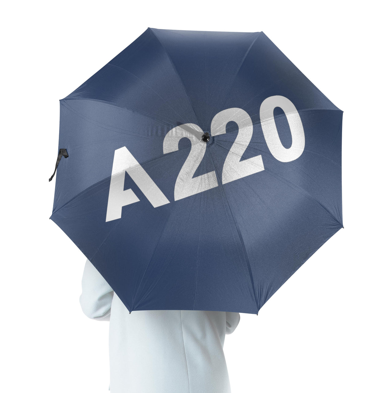 A220 Flat Text Designed Umbrella