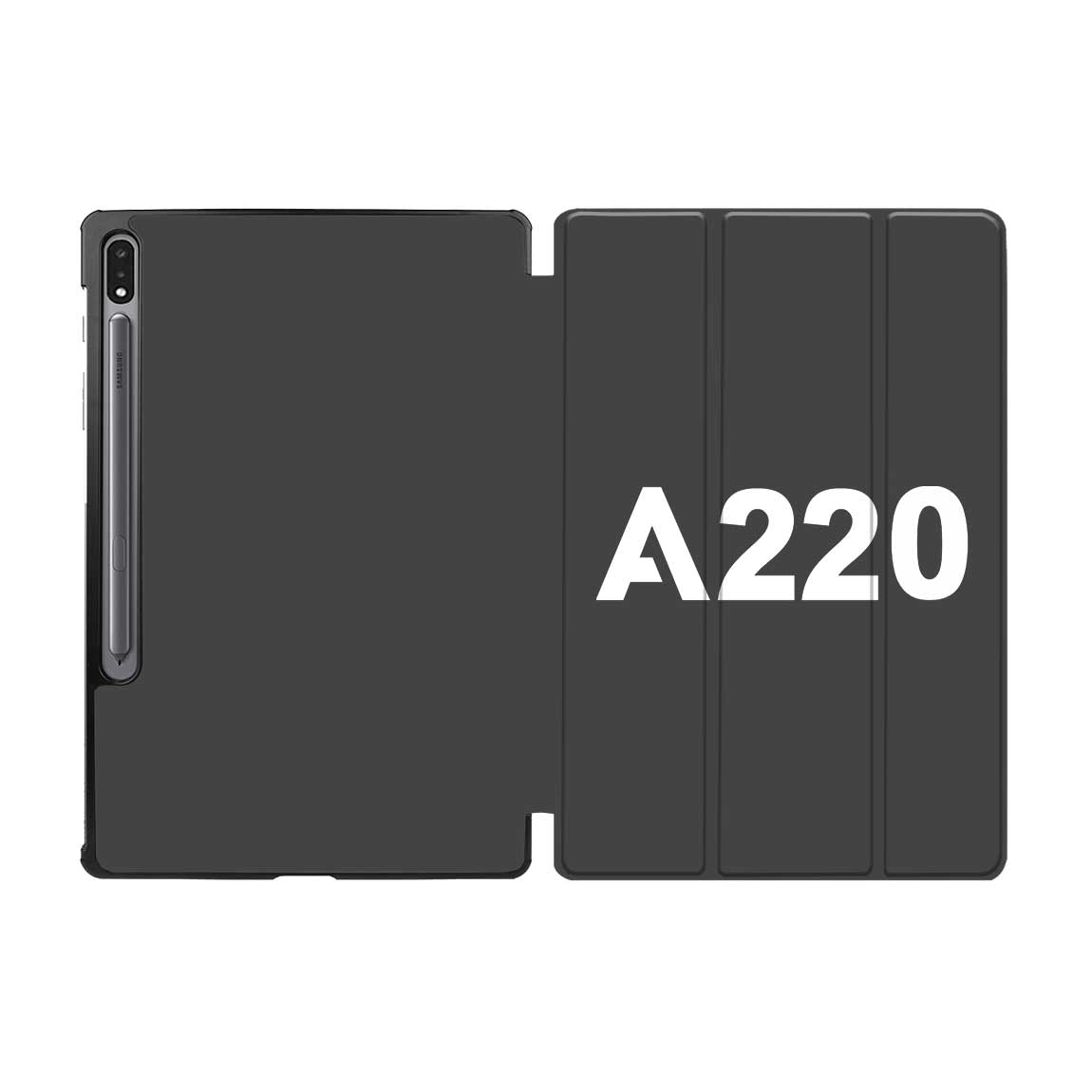 A220 Flat Text Designed Samsung Tablet Cases