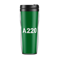 Thumbnail for A220 Flat Text Designed Travel Mugs