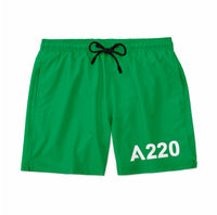 Thumbnail for A220 Flat Text Designed Swim Trunks & Shorts