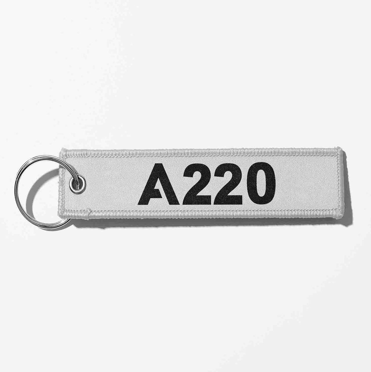 A220 Flat Text Designed Key Chains