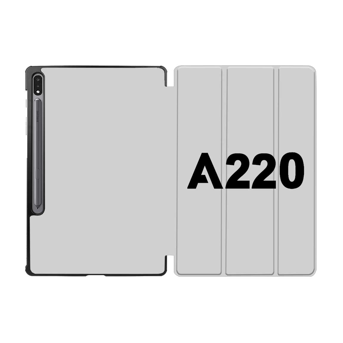 A220 Flat Text Designed Samsung Tablet Cases
