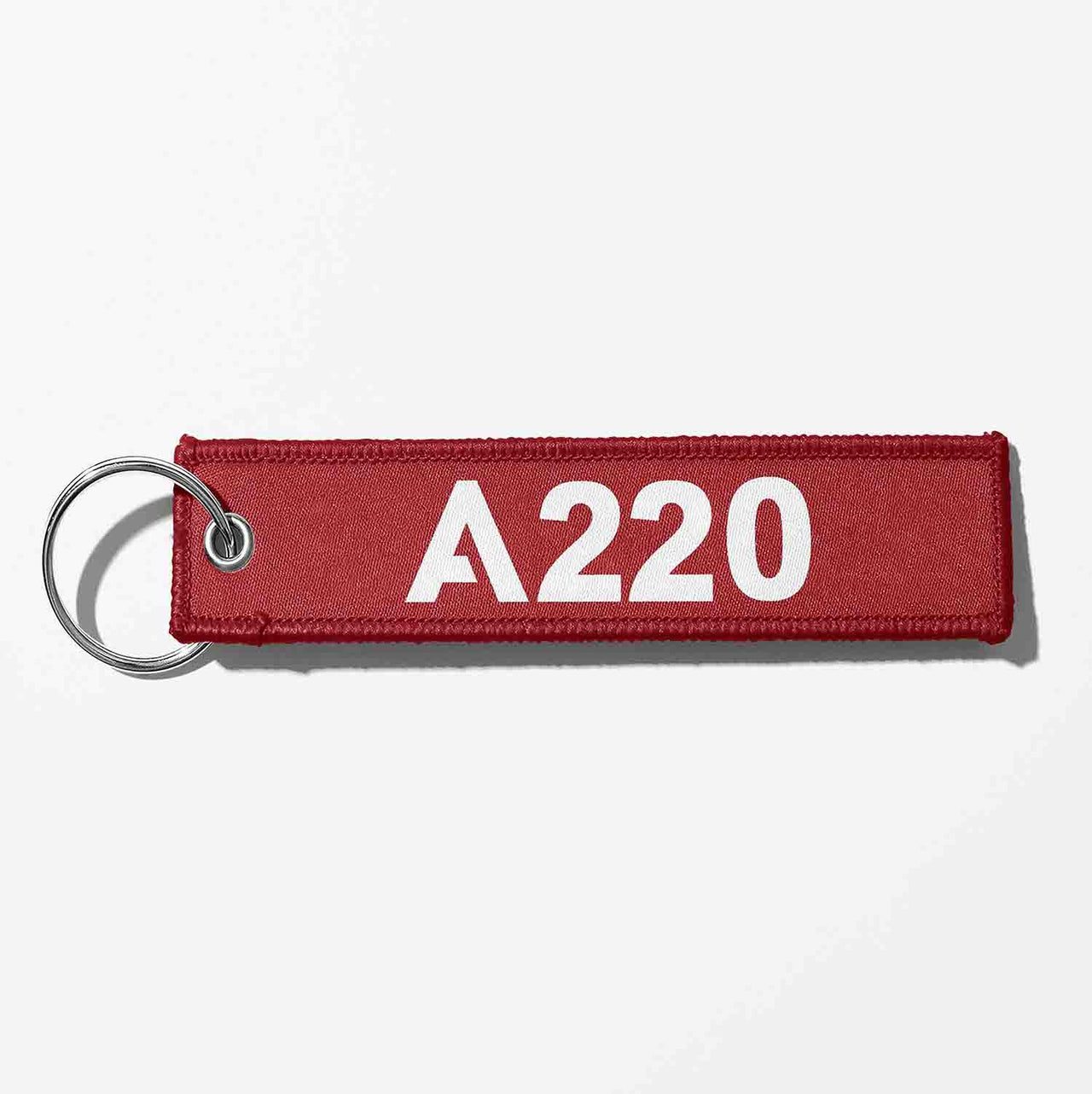 A220 Flat Text Designed Key Chains