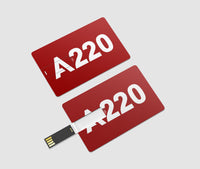 Thumbnail for A220 Flat Text Designed USB Cards