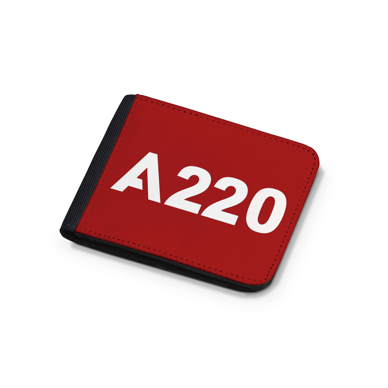 A220 Flat Text Designed Wallets