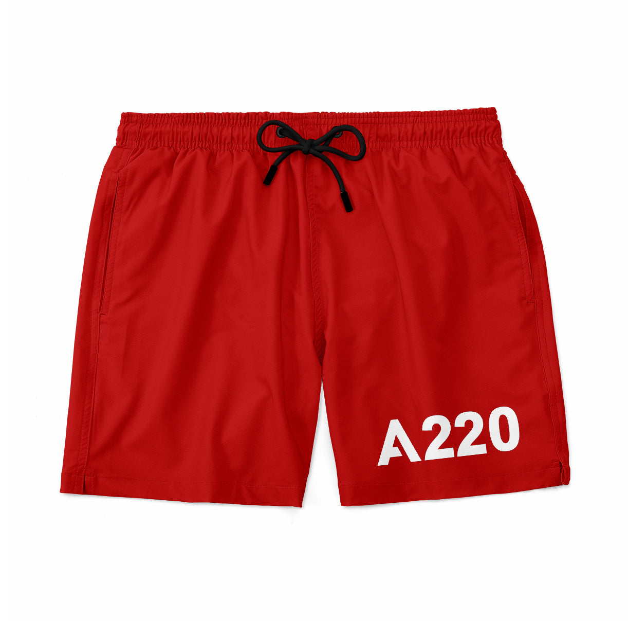 A220 Flat Text Designed Swim Trunks & Shorts