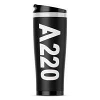 Thumbnail for A220 Text Designed Stainless Steel Travel Mugs