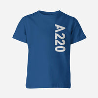 Thumbnail for A220 Side Text Designed Children T-Shirts