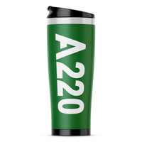 Thumbnail for A220 Text Designed Stainless Steel Travel Mugs