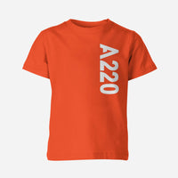 Thumbnail for A220 Side Text Designed Children T-Shirts