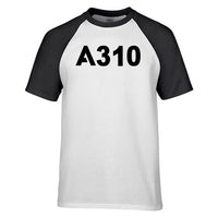 Thumbnail for A310 Flat Text Designed Raglan T-Shirts