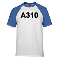 Thumbnail for A310 Flat Text Designed Raglan T-Shirts
