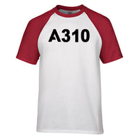 Thumbnail for A310 Flat Text Designed Raglan T-Shirts