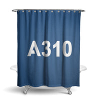 Thumbnail for A310 Flat Text Designed Shower Curtains