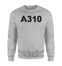Thumbnail for A310 Flat Text Designed Sweatshirts