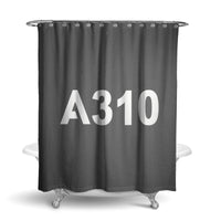 Thumbnail for A310 Flat Text Designed Shower Curtains