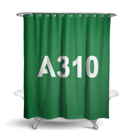 Thumbnail for A310 Flat Text Designed Shower Curtains
