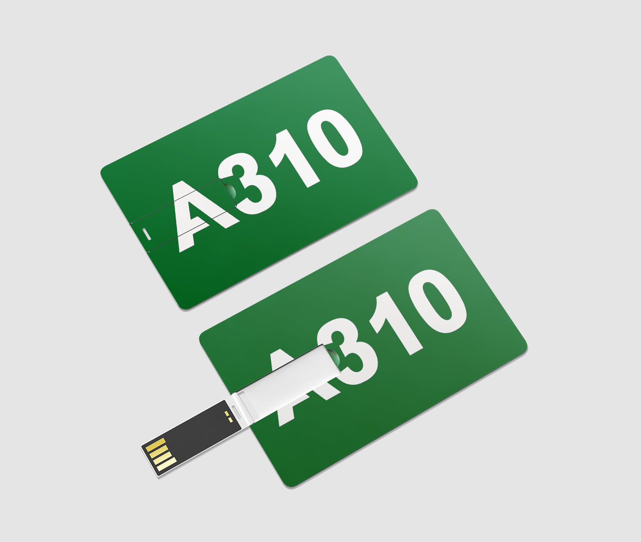 A310 Flat Text Designed USB Cards