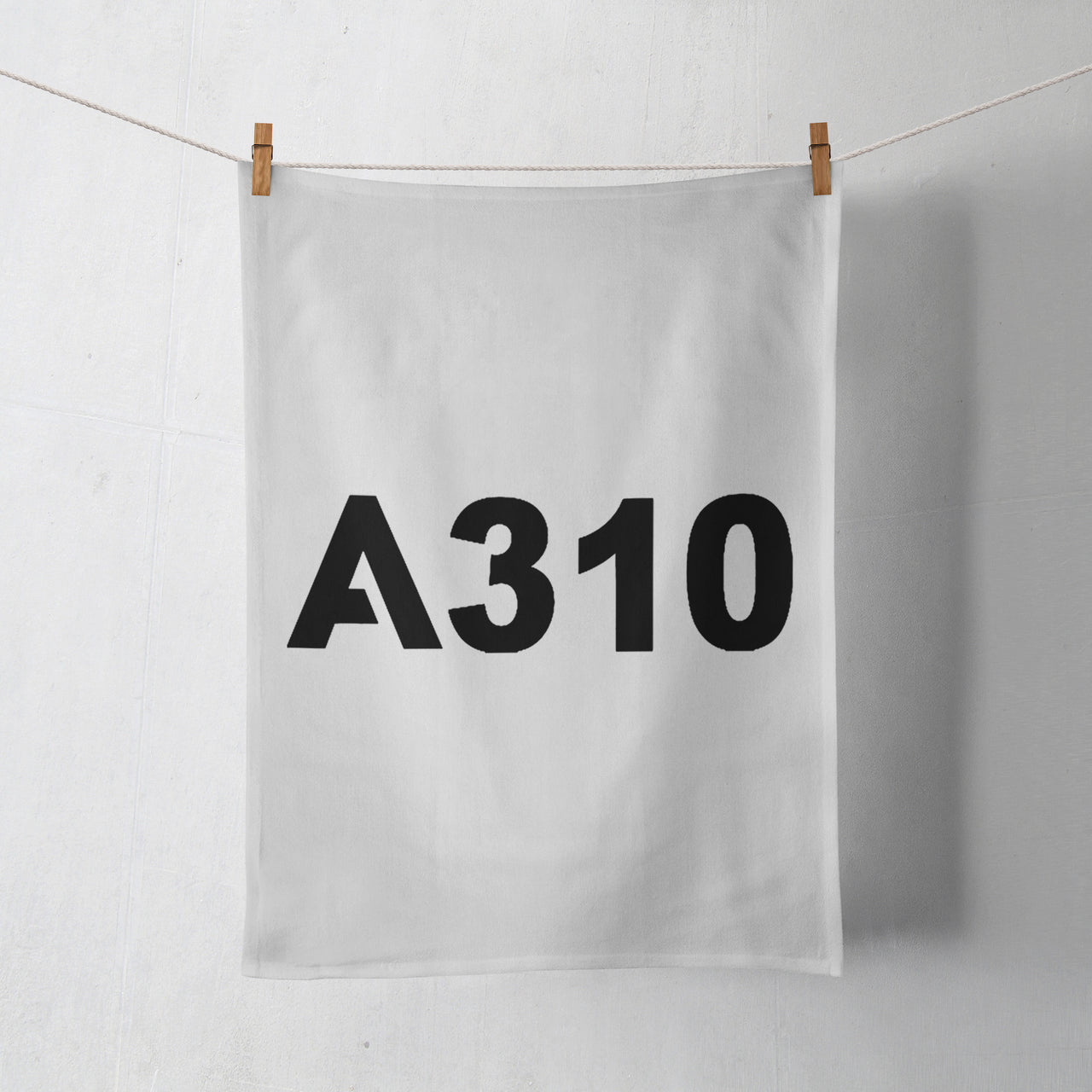 A310 Flat Text Designed Towels