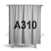Thumbnail for A310 Flat Text Designed Shower Curtains